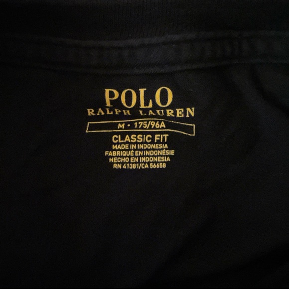 Polo Ralph Lauren Slim Fit Long Sleeve Men's Size M.  Classic Cut Pocket Tee - Picture 3 of 4